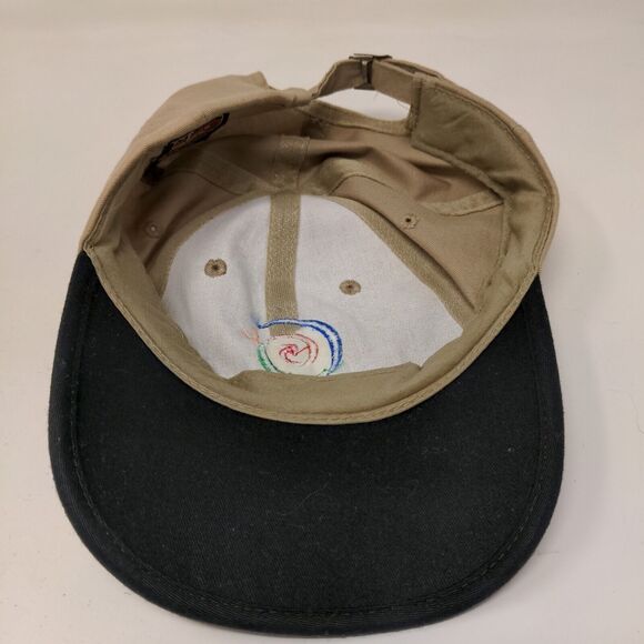 ZKAPZ Men's Slideback Hat Tan OSFA Invensys Direct Embroidered Logo - Picture 8 of 10